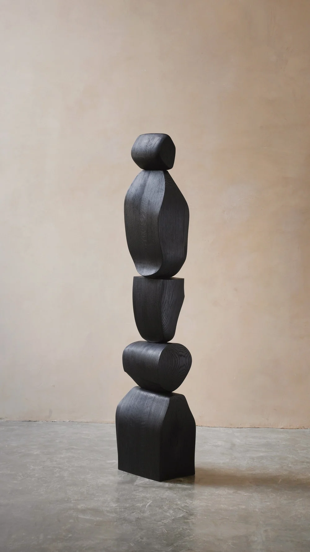 Modern Abstract Wooden Totem Still Stand No69 by NONO, Joel